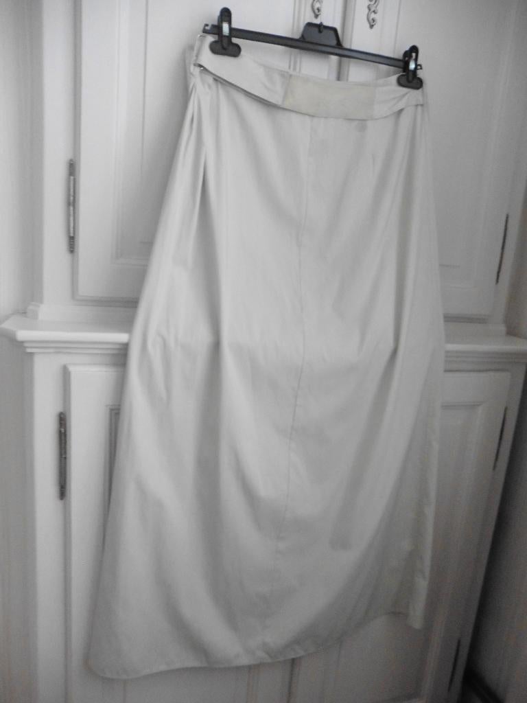 Mooie lange rok, licht, heel erg lichtgrijs - T.M., Kleding | Dames, Rokken, Nieuw, Maat 38/40 (M), Grijs, Onder de knie, Ophalen of Verzenden
