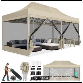 pop up tent 6x3meter, nieuw in doos, Enlèvement, Neuf