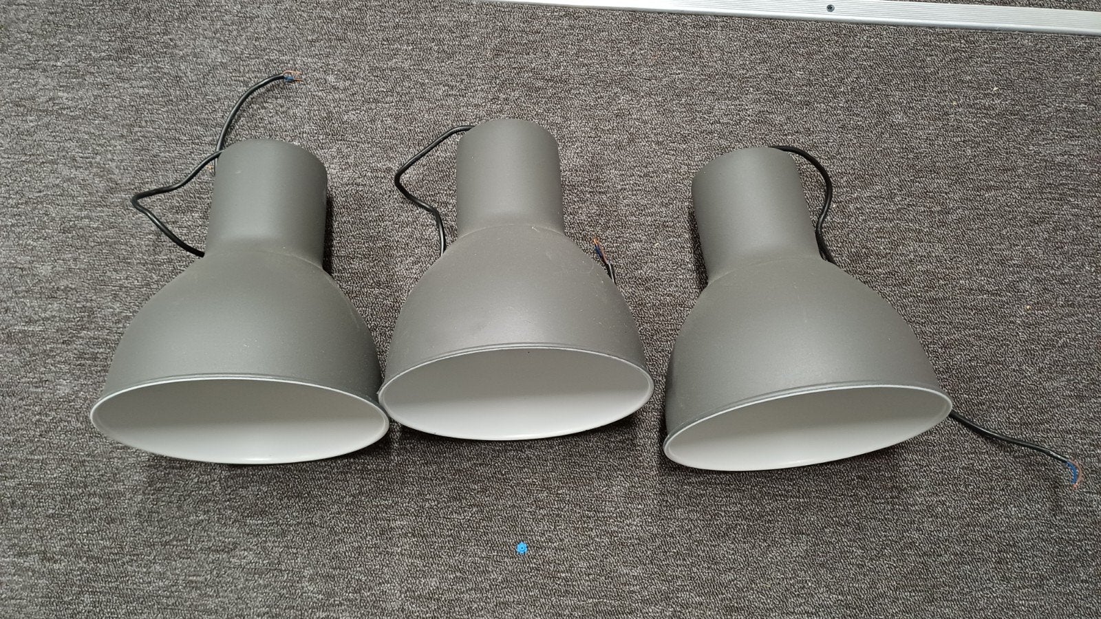 lampen kap 3x, Ophalen, Zo goed als nieuw, Metaal, E27 (groot)