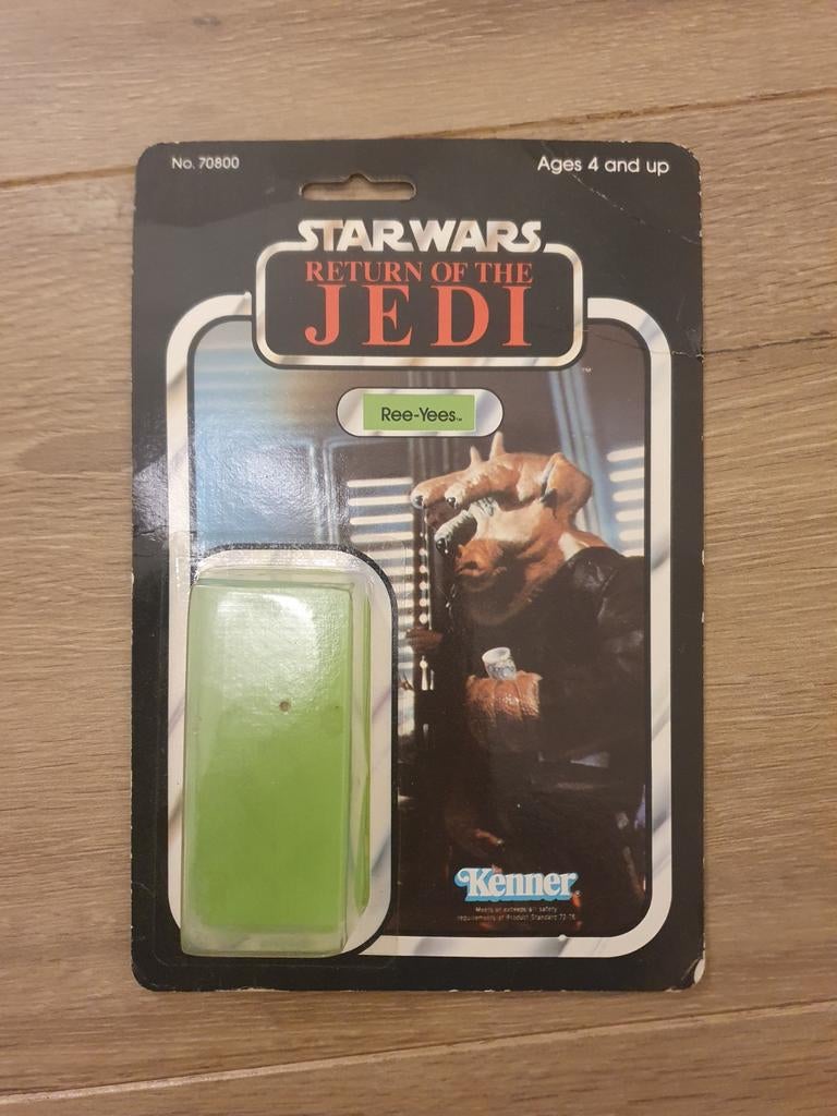 Star Wars Vintage Ree Yees 65 Mexico Cardback, Ophalen of Verzenden