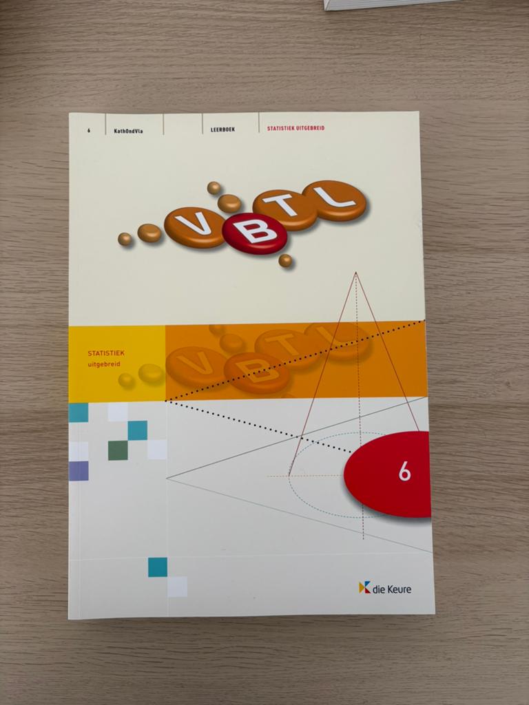 VBTL 6 Statistiek (uitgebreid) ISBN 9789048620012, Boeken, Schoolboeken, Ophalen of Verzenden, Zo goed als nieuw, ASO, Wiskunde A