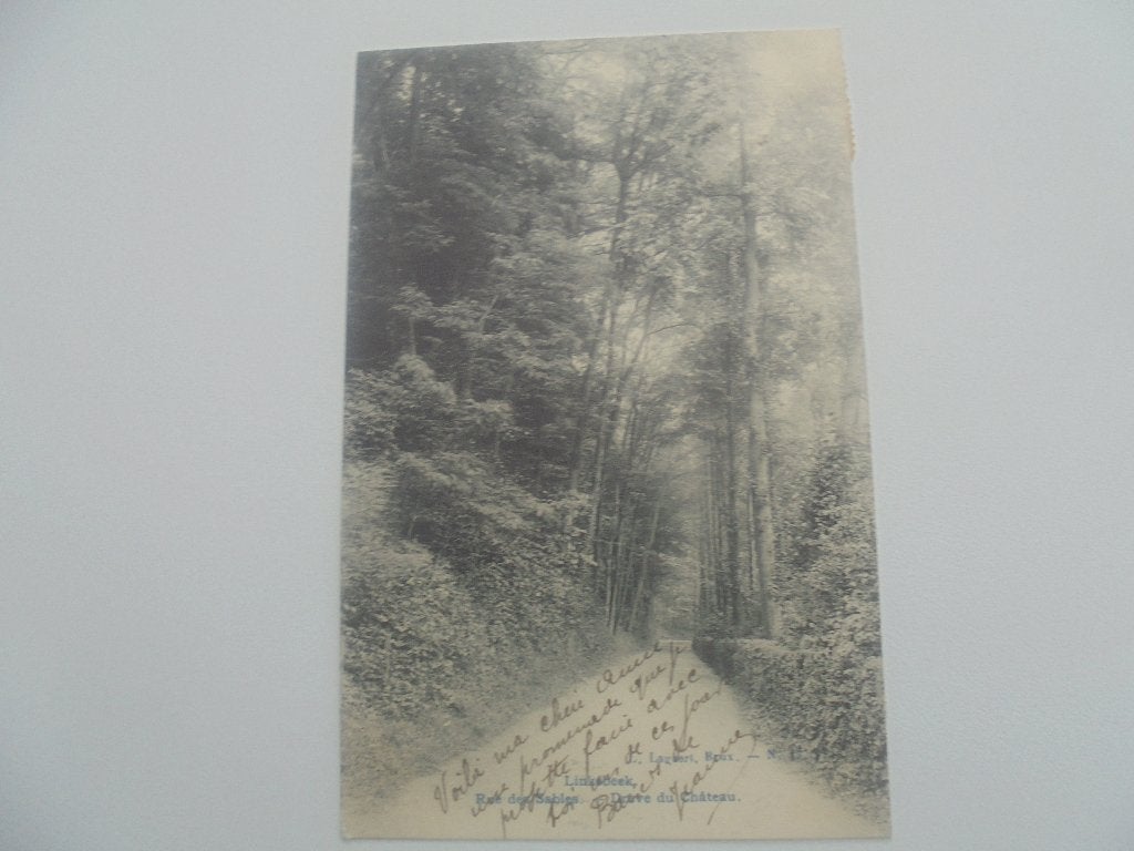 linkebeek -rue des sables,dreve du chateau, Collections, Enlèvement ou Envoi, Avant 1920, Affranchie, Bruxelles (Capitale)