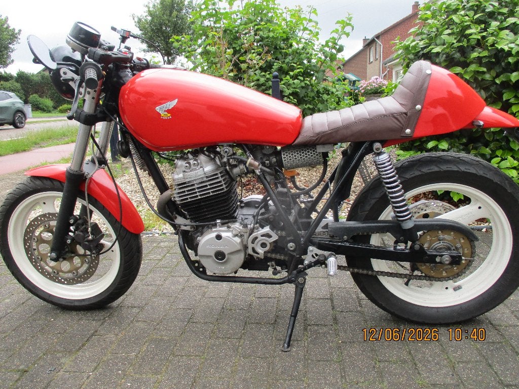 honda cafe racer  oldtimer, Motoren, Gebruikt, Handgeschakeld, 1 cilinder, Naked bike