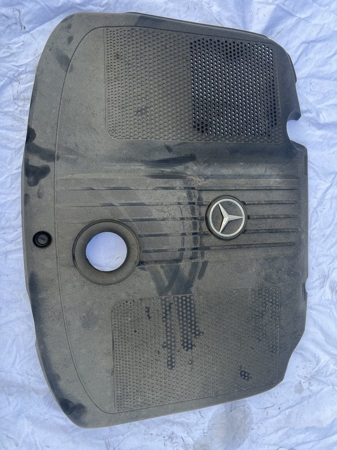 AFDEKPLAAT MOTOR 651 W204 W205 W212 MERCEDES A6510102767, -, Origine de la pièce connue, Enlèvement, Utilisé