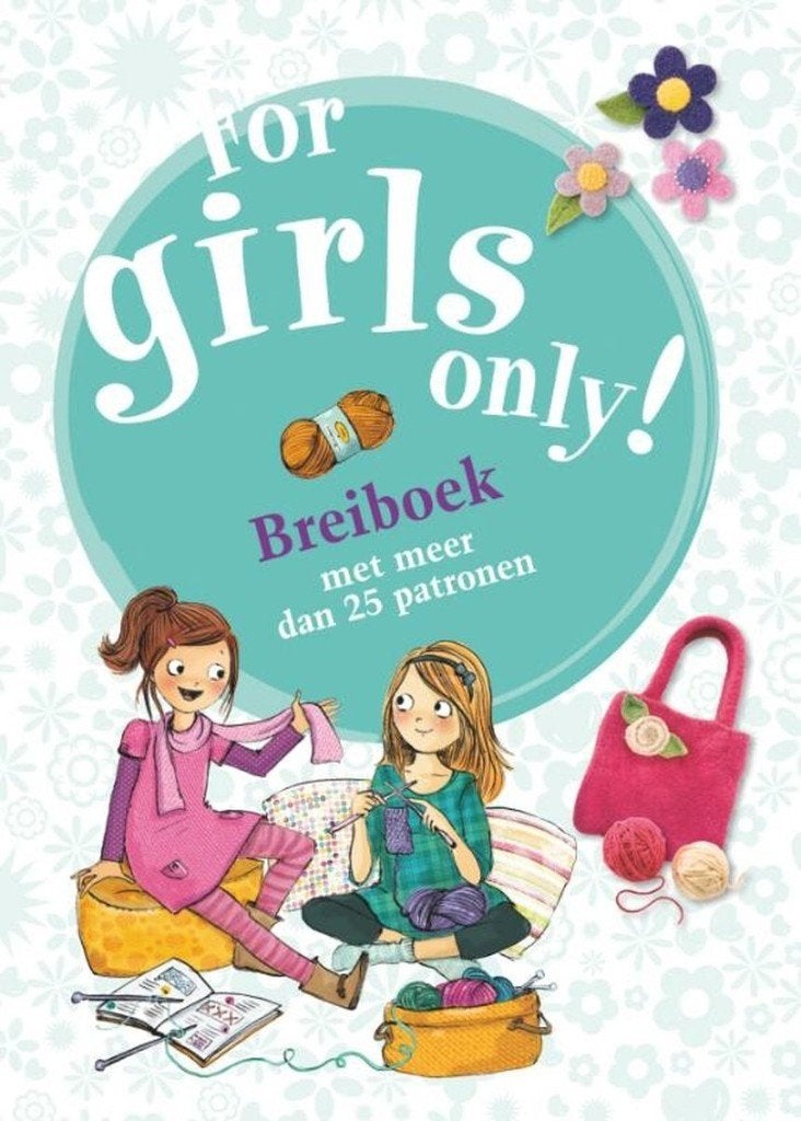 For girls only breiboek met meer dan 25 patronen 64 blz, Boeken, Ophalen of Verzenden, Zo goed als nieuw