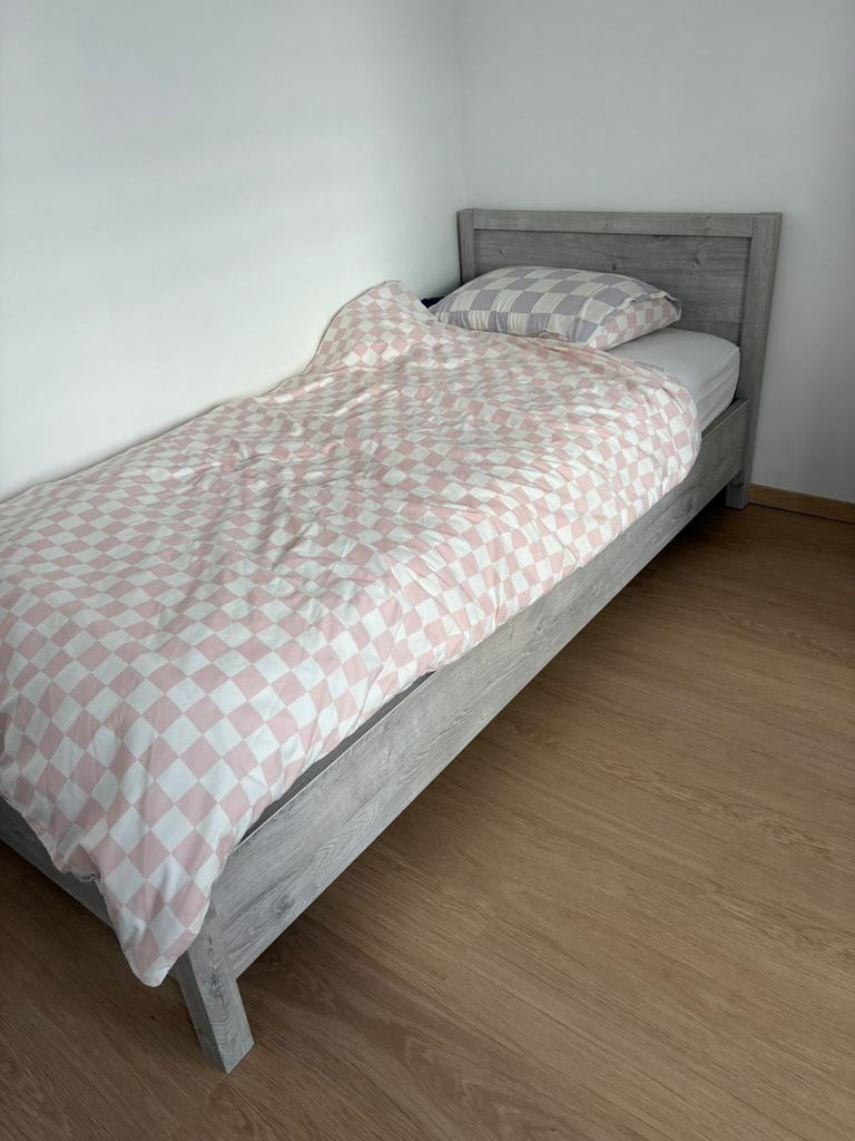 Chambre à coucher, 90 cm, Gris, Une personne, Enlèvement