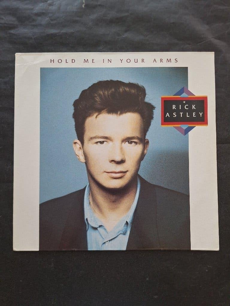 RICK ASHLEY "Hold Me in Your Arms" LP (1988), Cd's en Dvd's, Vinyl | Rock, LP, Gebruikt, Ophalen of Verzenden, Poprock