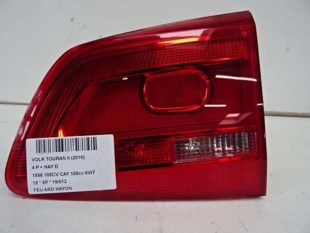 ACHTERLICHT RECHTS ACHTERKLEP Volkswagen Touran (1T1 / T2), Auto-onderdelen, Gebruikt, Volkswagen