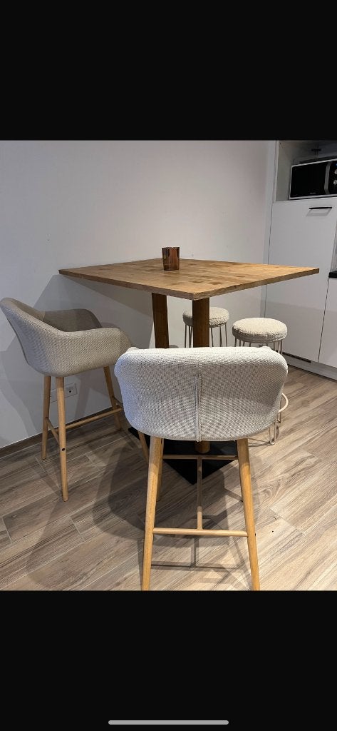 Table haute avec chaises, Maison & Meubles, Enlèvement, Utilisé