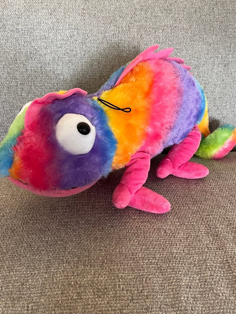 Knuffel/pluche kameleon, Enlèvement ou Envoi, Comme neuf