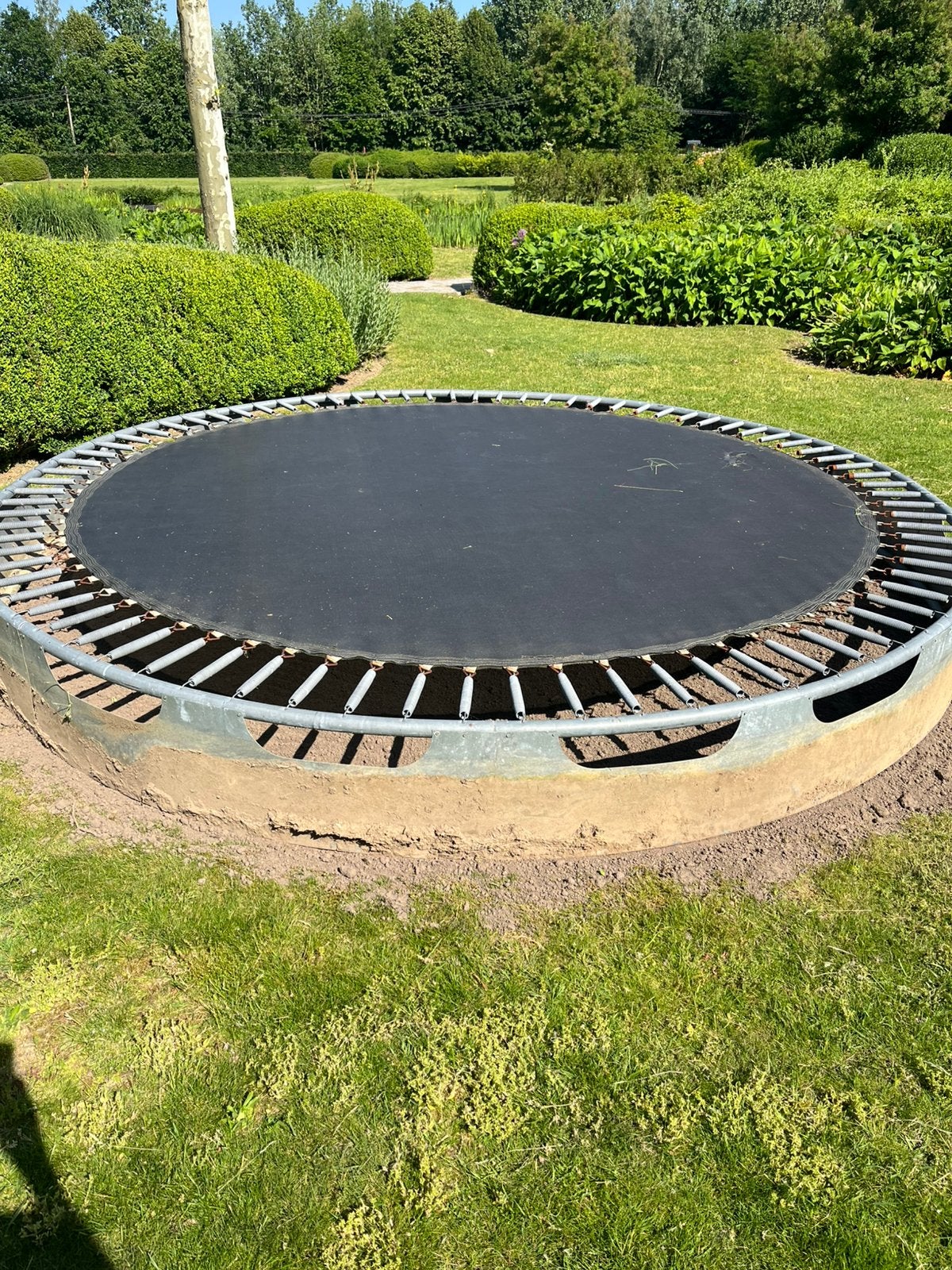 Trampoline, Ophalen, Gebruikt
