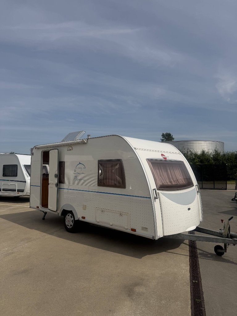 Bürstner Flipper 400 TS – Bouwjaar 2006, Caravanes & Camping, Caravanes, Jusqu'à 4, Entreprise, Jusqu'à 4 m, 750 - 1000 kg