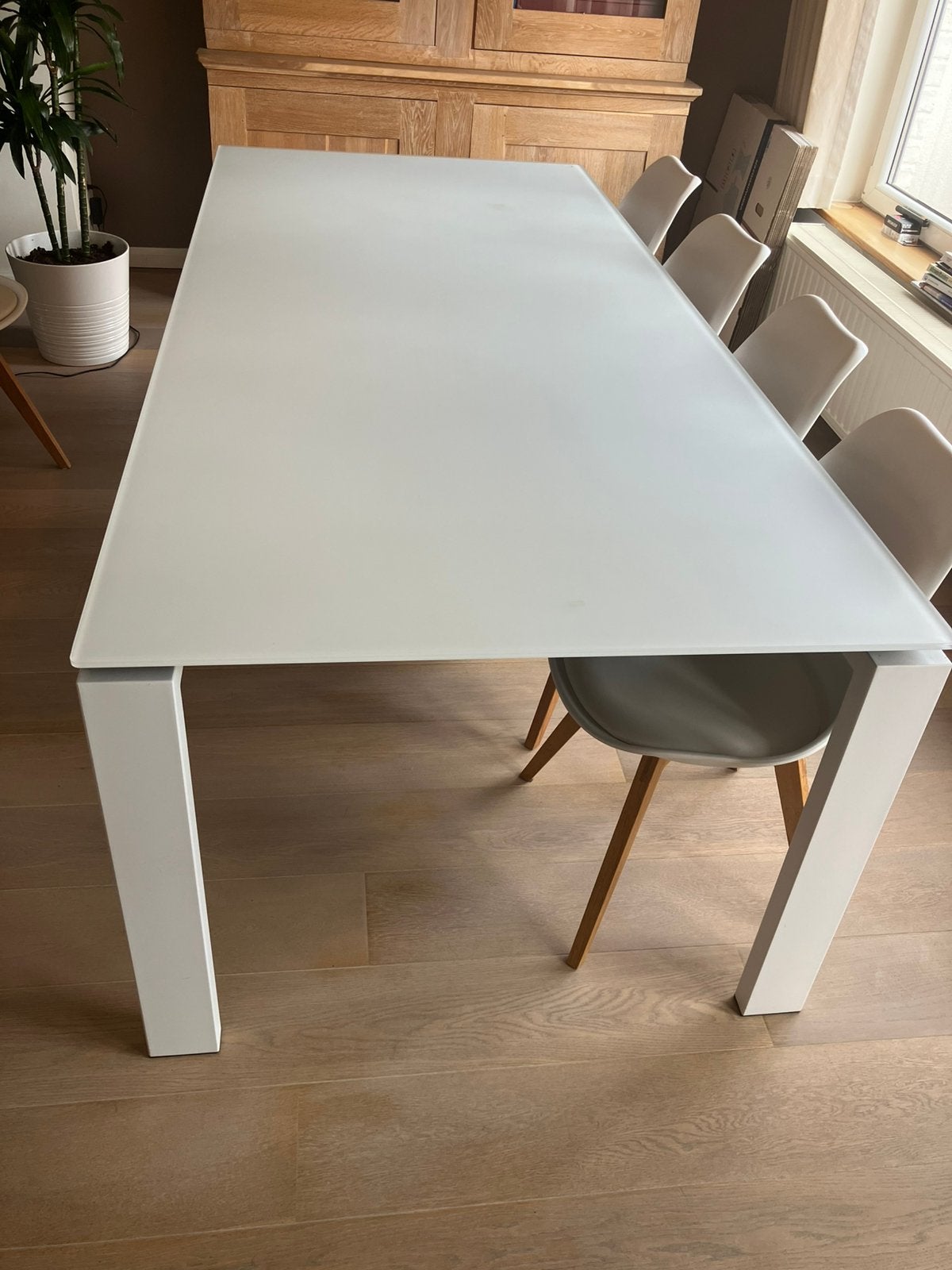 Eettafel 8 personen Joli, Ophalen, Zo goed als nieuw, Rechthoekig