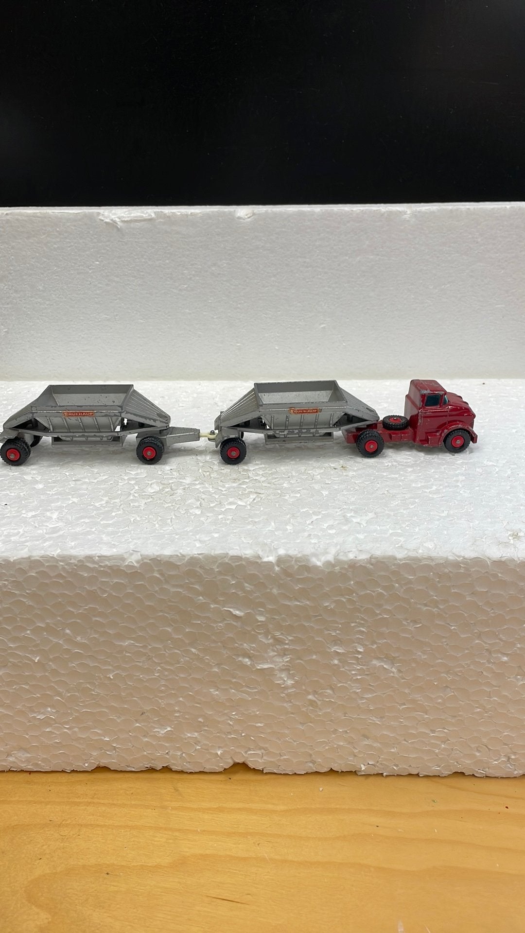 Matchbox Kingsize 4 Fruehauf Hopper, Hobby en Vrije tijd, Ophalen of Verzenden, Zo goed als nieuw