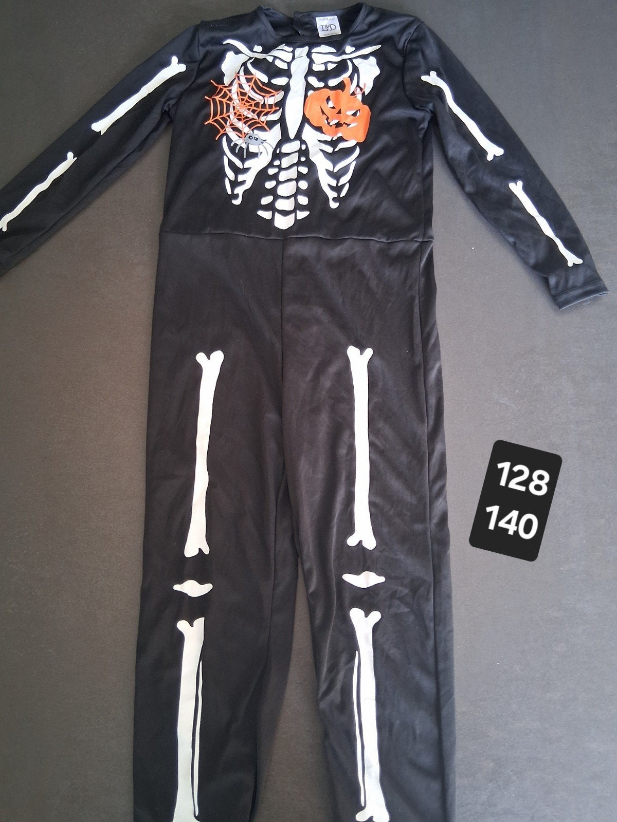 Costume squelette d'Halloween taille 128 140, Enlèvement ou Envoi