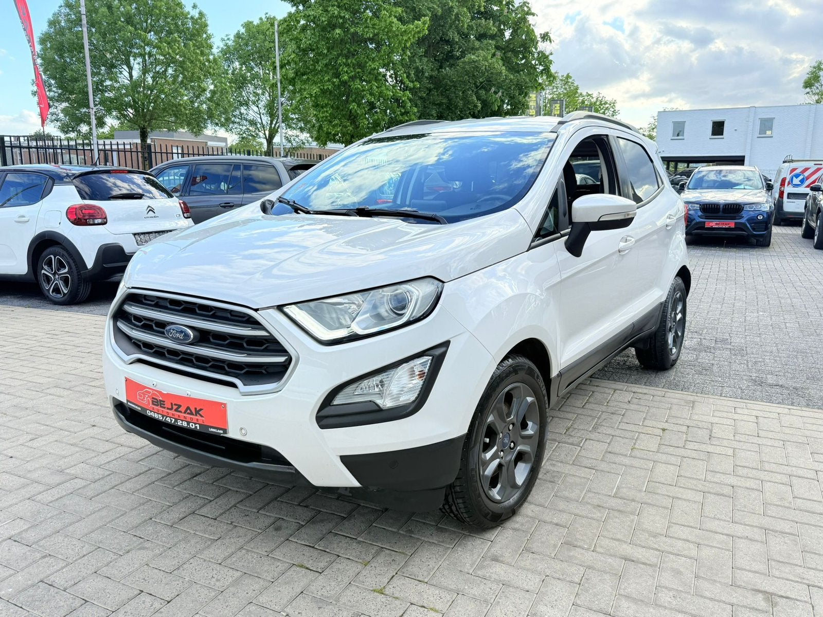 Ford Ecosport Titanium 1.0i 1j garantie 81.000km Led Navi, Auto's, Euro 6, Ecosport, Bedrijf, Handgeschakeld