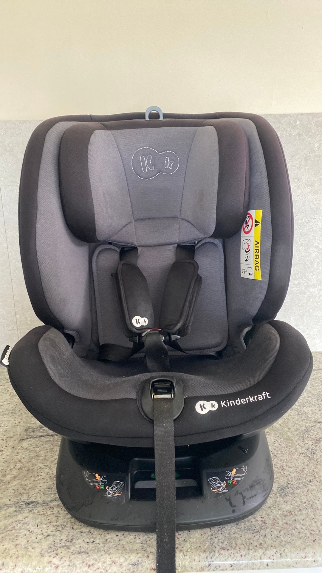Kinderkraft isofix, Kinderen en Baby's, Autostoeltjes, Verstelbare rugleuning, Gebruikt, 0 t/m 18 kg, Isofix