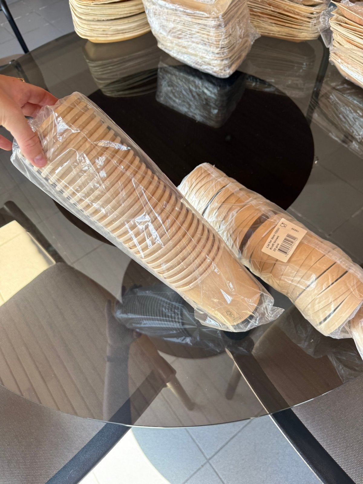 kartonnen bekers met deksel, Ophalen of Verzenden