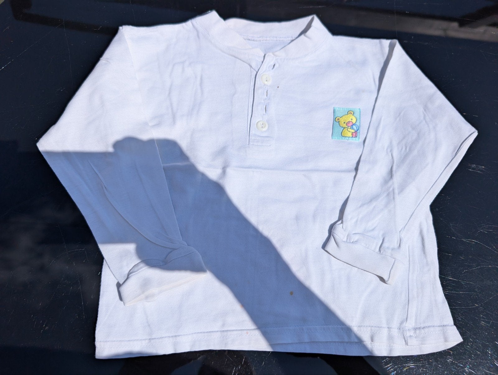 Blouse met beertje op, Kinderen en Baby's, Ophalen of Verzenden, Gebruikt, Jongetje of Meisje, Shirtje of Longsleeve