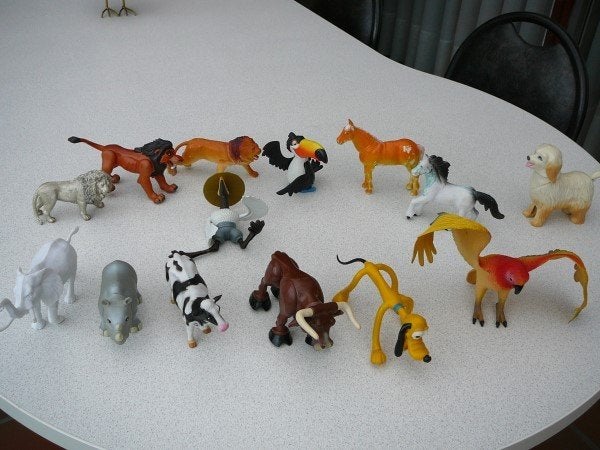 Verschillende dieren, Ophalen of Verzenden, Gebruikt, Jongen of Meisje