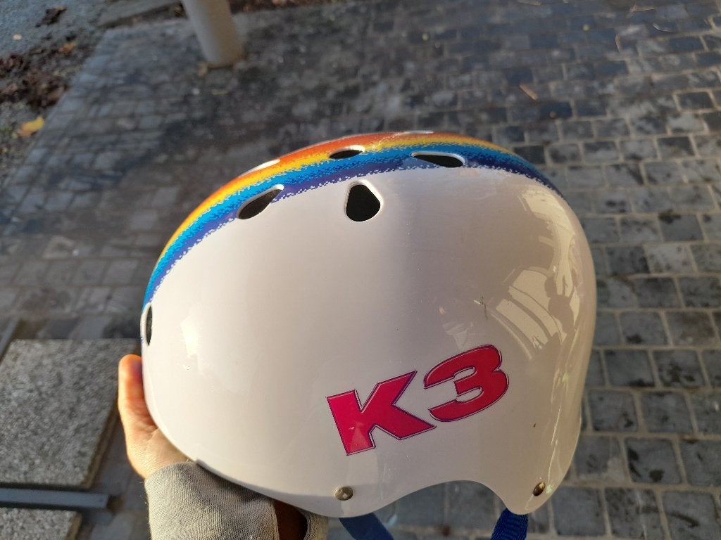 rolschaatsen en helm k3 - maat 30 - 33, Ophalen, Verstelbaar, Zo goed als nieuw