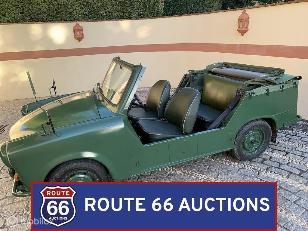 Trabant P601 Kübelwagen | 1960 | Route 66 Auctions, Bedrijf, Handgeschakeld, Overige carrosserie, Zwart