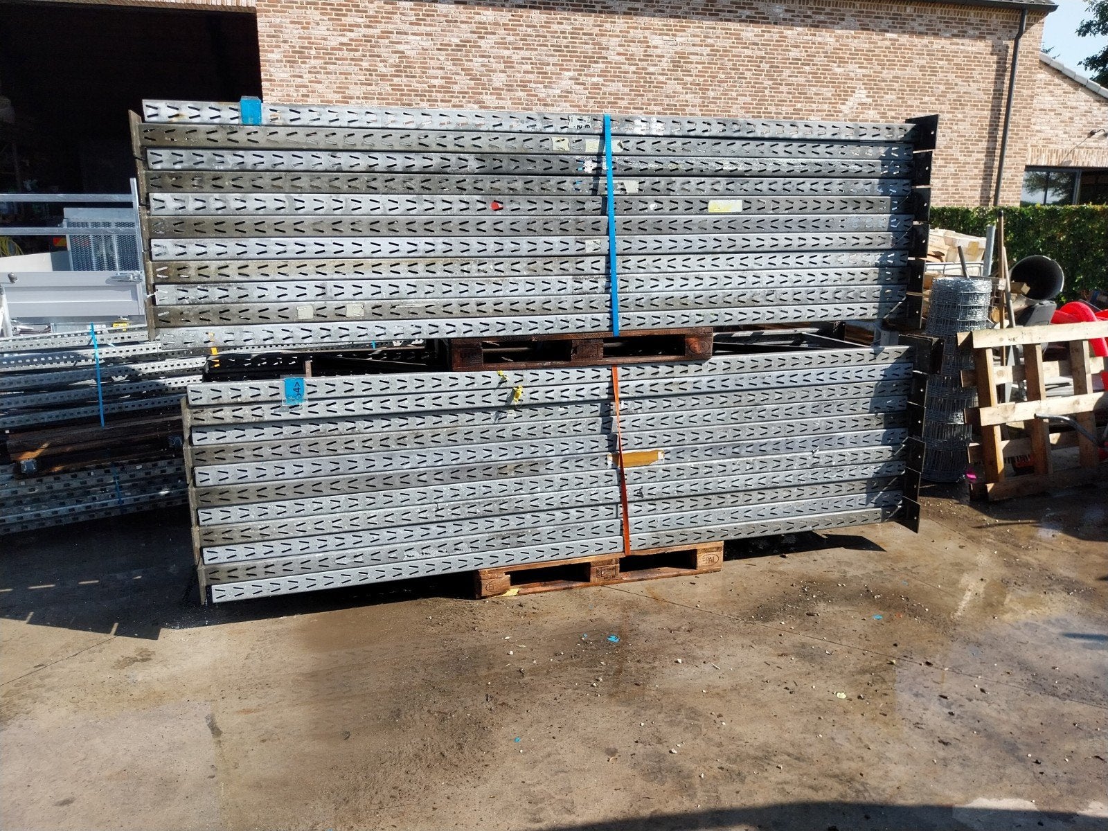Palletstelling, Ophalen