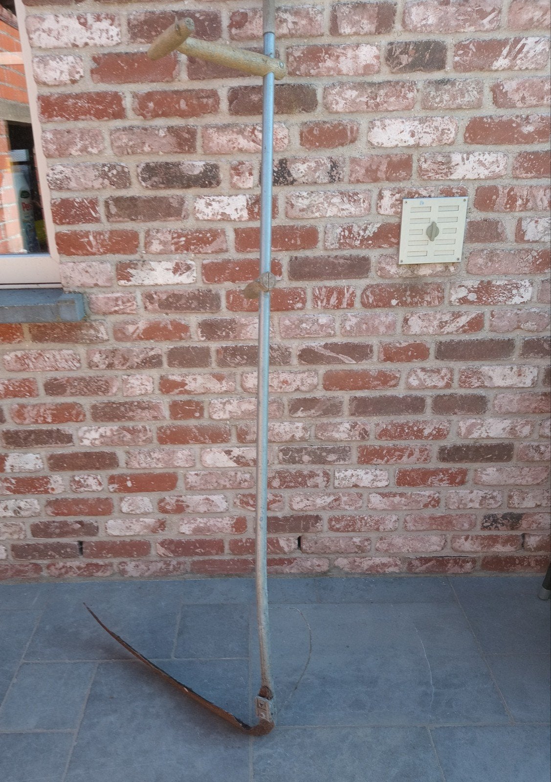 oude zeis in goede staat, Jardin & Terrasse, Outils à main, Enlèvement, Faux