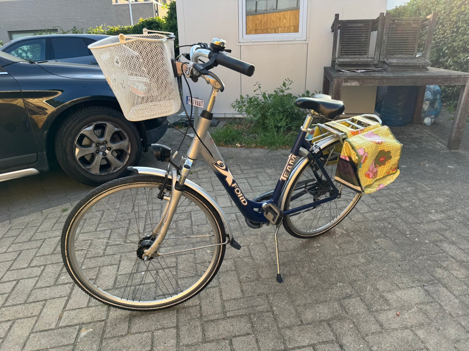 Oxford fiets lage opstap, Enlèvement, Utilisé, Panier