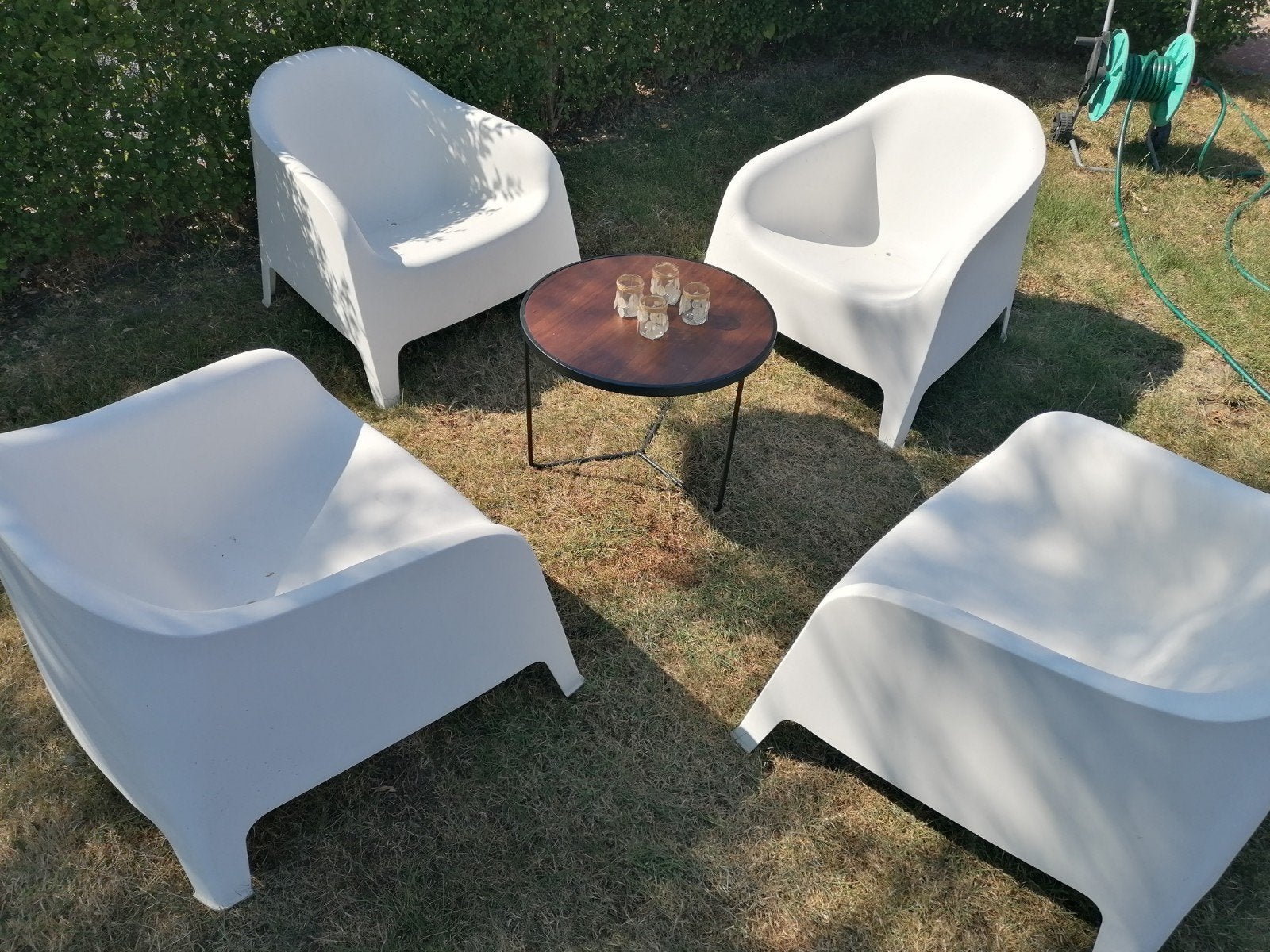 4x tuinstoel set Skarpo Ikea, Tuin en Terras, Tuinsets en Loungesets, Ophalen