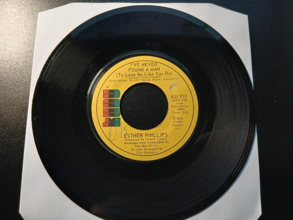 Esther Phillips ‎– I've Never Found A Man ' 7 Northern Soul, 7 inch, Single, Ophalen of Verzenden, Zo goed als nieuw