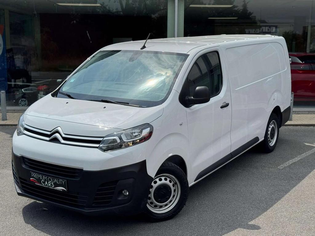 Citroën Jumpy LENGTE 3 / CRUISE / CARPLAY / 2023 / CAMERA, Auto's, Stof, Gebruikt, Citroën, Wit