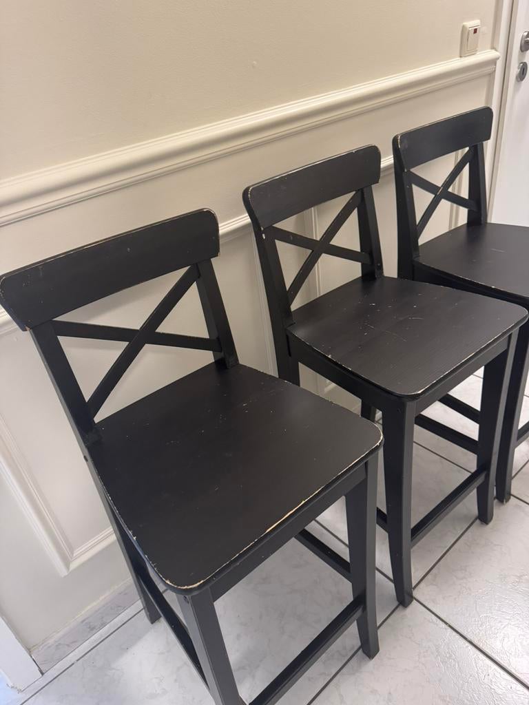 3 chaises hautes ikea, Ophalen, Zo goed als nieuw