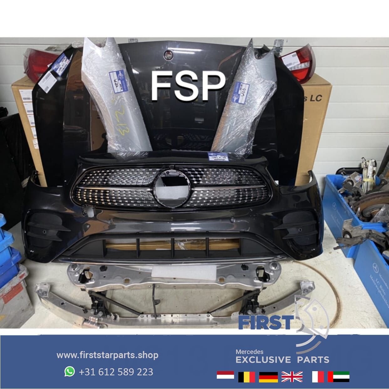 W213 S213 W238 FACELIFT 43 AMG VOORKOP Mercedes E Klasse 202, Auto-onderdelen, Gebruikt, -, Voor, Ophalen of Verzenden