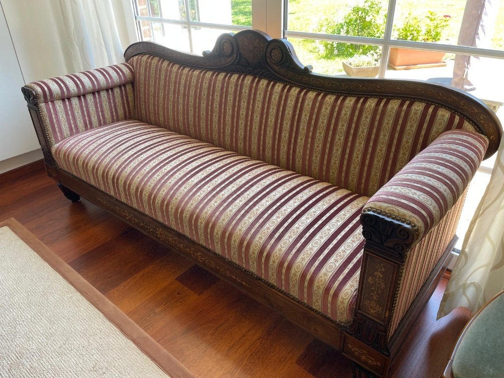 Mooie antieke sofa, Antiquités & Art, Antiquités | Meubles | Chaises & Canapés, Enlèvement