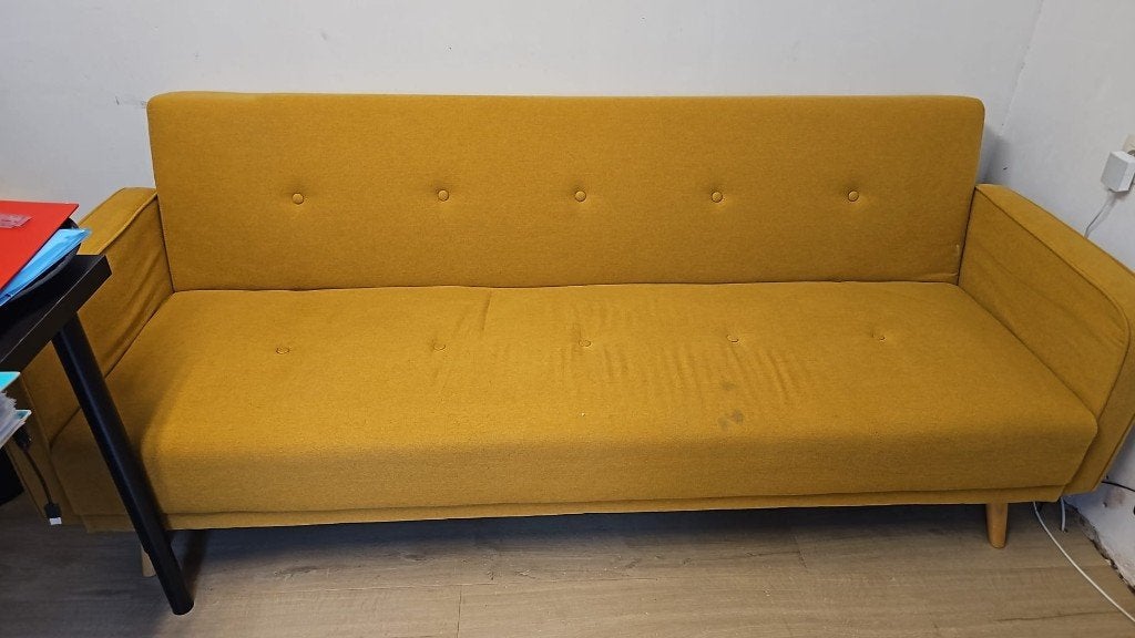 Zetel(bed), Maison & Meubles, Autres dimensions, Banc droit, Comme neuf, Enlèvement