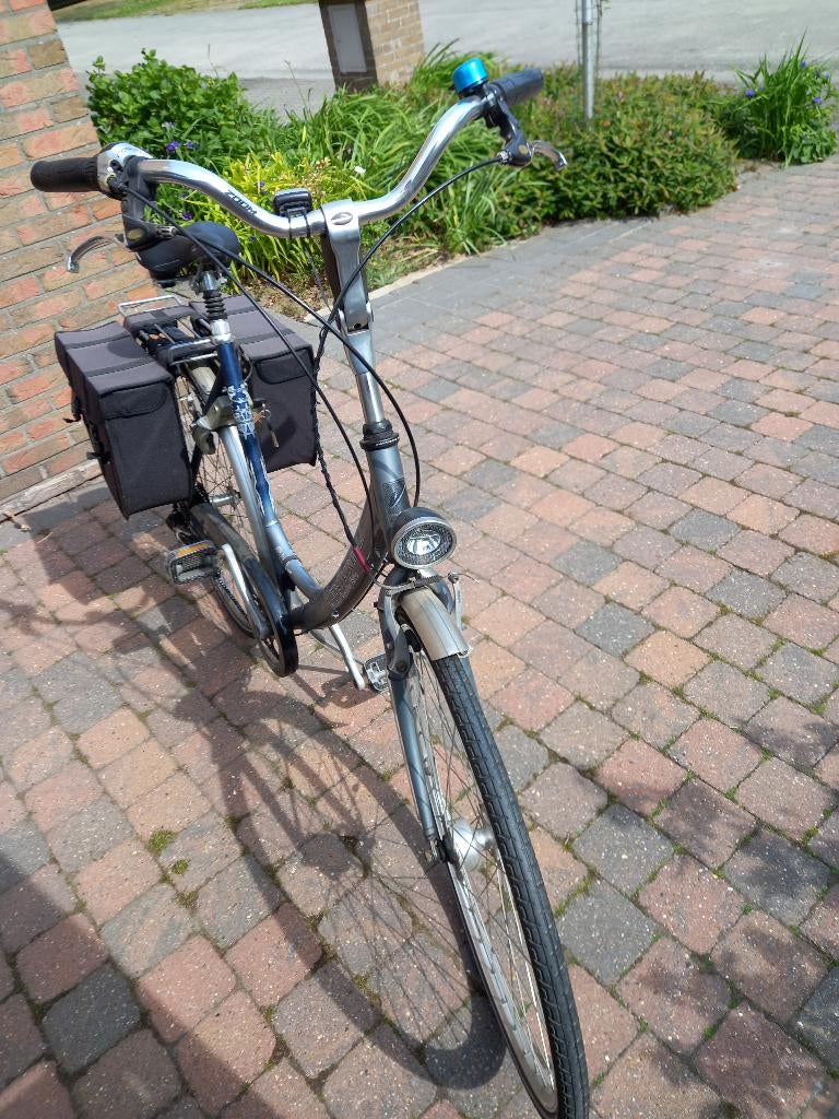 damesfiets, Fietsen en Brommers, Fietsen | Dames | Damesfietsen, Gebruikt, Velgrem, Versnellingen, Ophalen