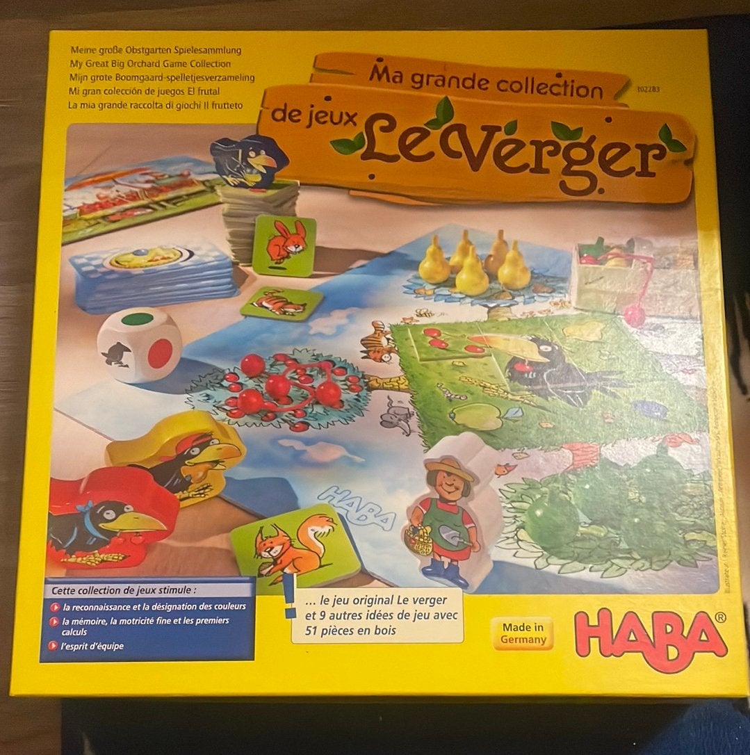 Ma grande collection de Jeux  le verger- 10 jeux, Enlèvement, Comme neuf