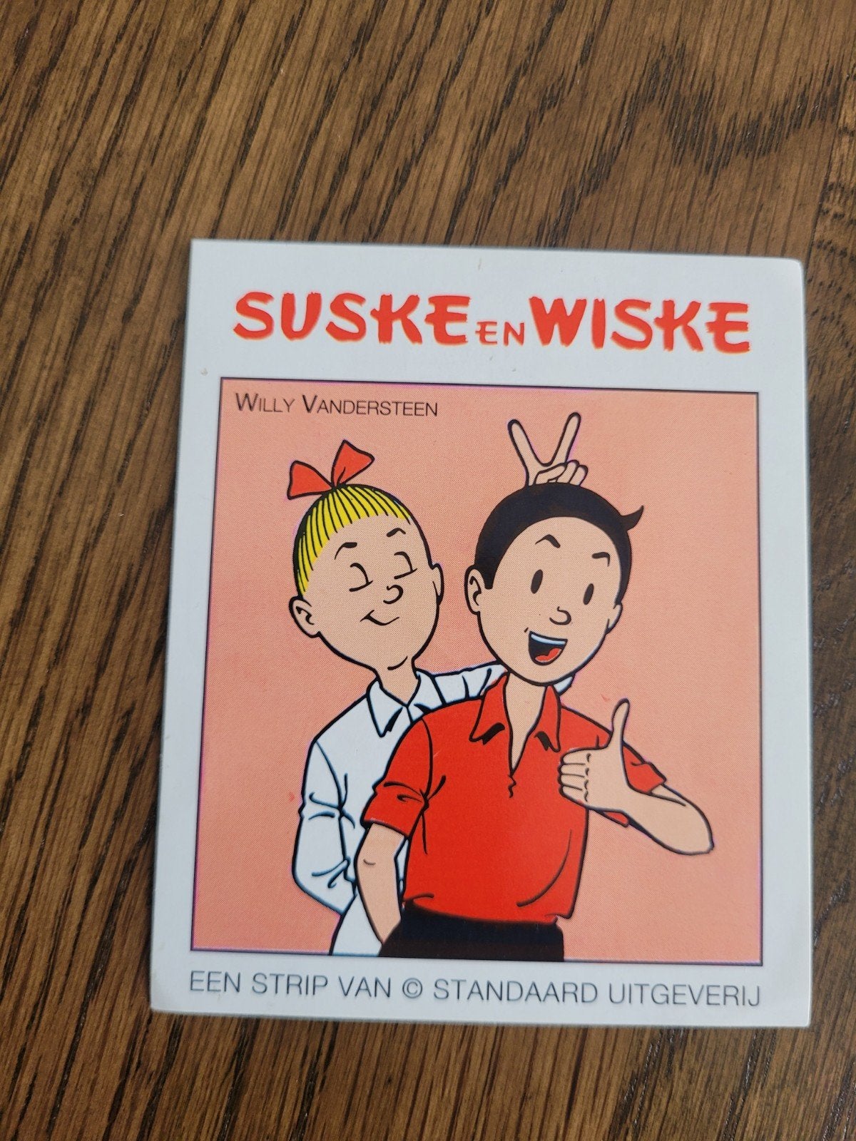 oude sticker suske en wiske, Ophalen of Verzenden