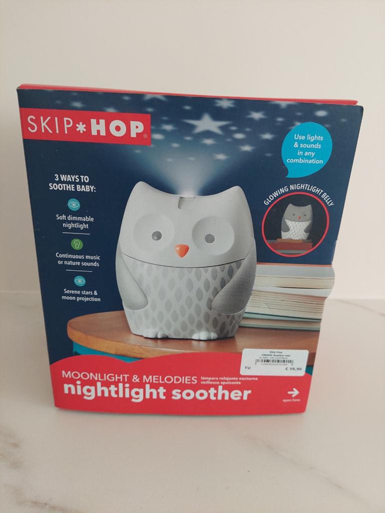 Muzikaal nachtlampje Skip Hop uil, Ophalen of Verzenden