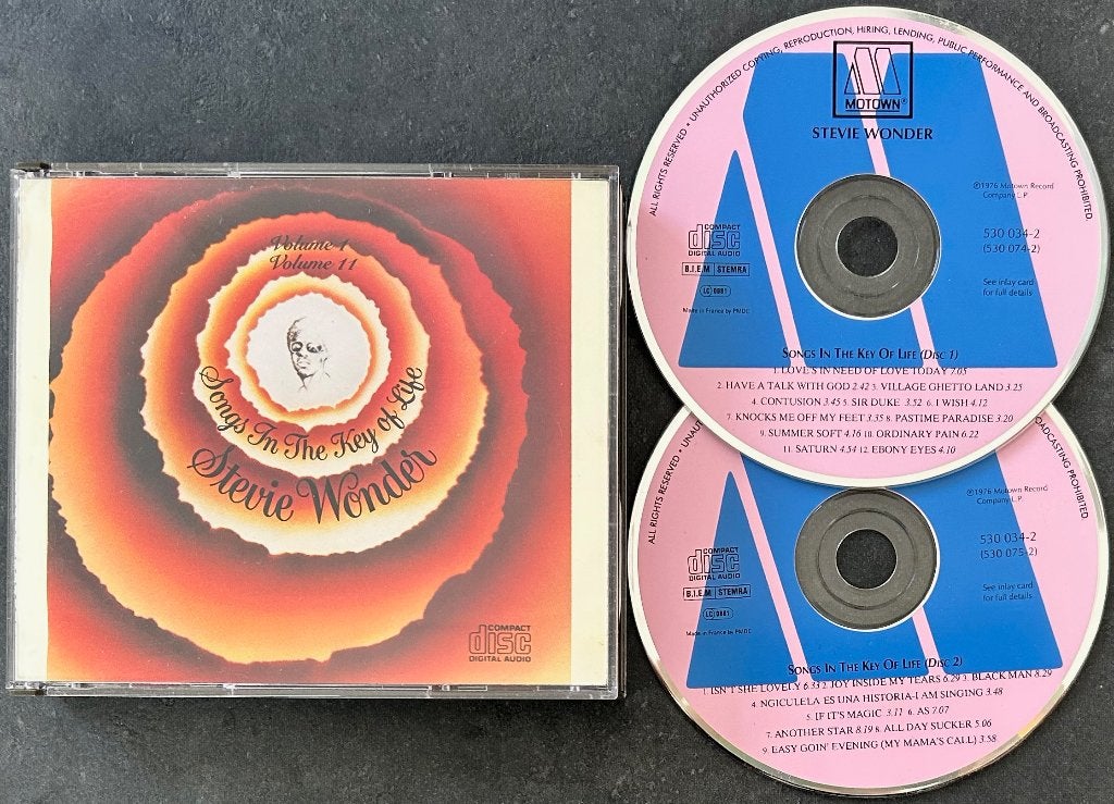 STEVIE WONDER - Songs in the key of life ( 2CD ), Cd's en Dvd's, Ophalen of Verzenden, Zo goed als nieuw, Inclusief boekje, Soul