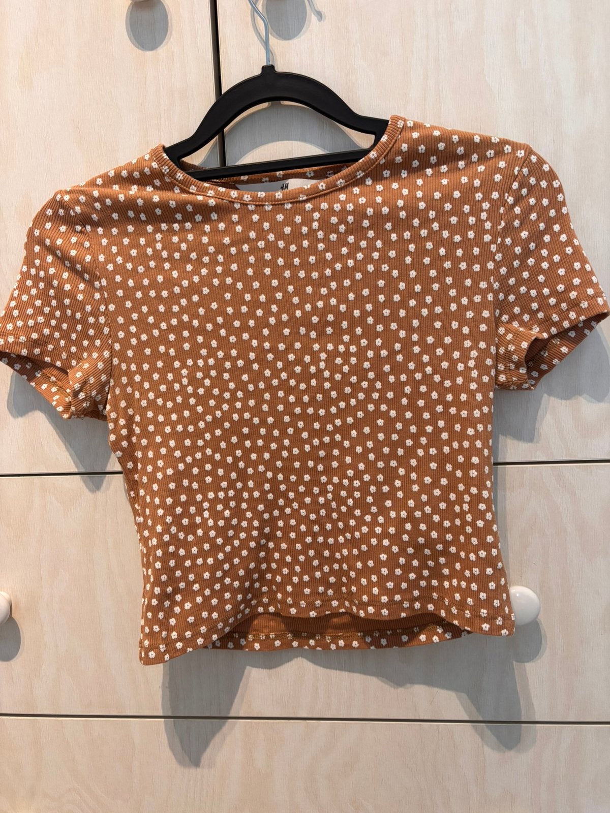 T-shirt à fleurs taille 158-164, Enlèvement, Utilisé, Fille, Chemise ou À manches longues