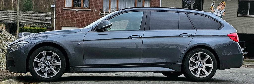 BMW 3 serie F30/F31 Velgen met banden, Auto-onderdelen, Banden en Velgen, Ophalen, Gebruikt, Velg(en), 17 inch