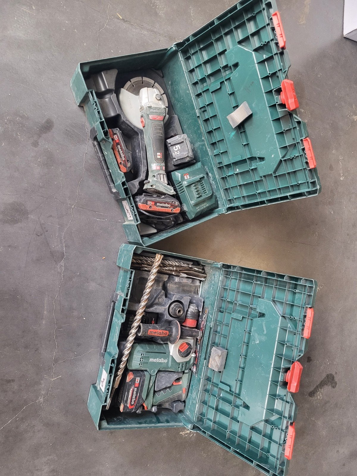 Metabo WB 18 LTX 150 et KHA LTX BL 24, Enlèvement