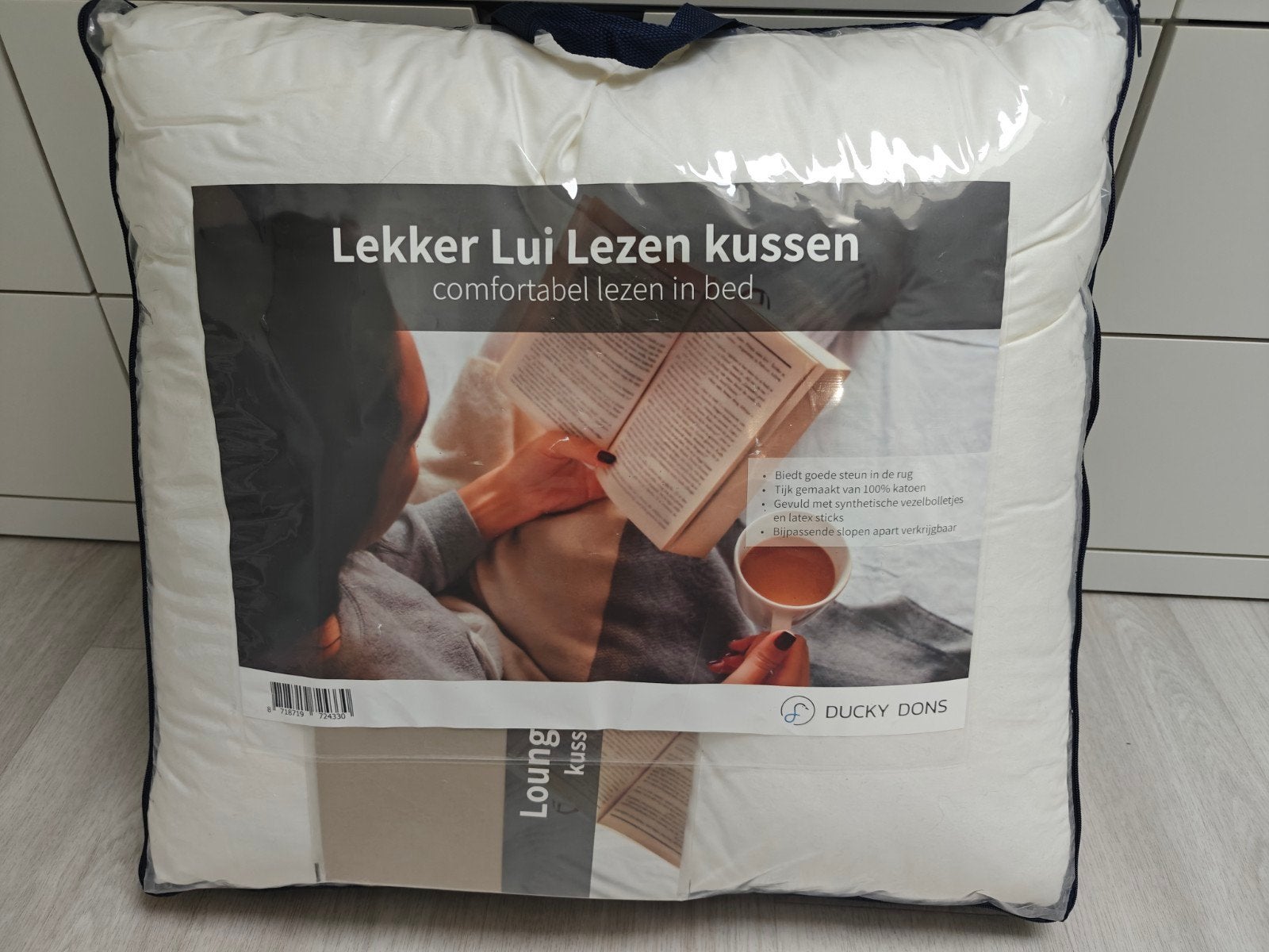 Leeskussen Ducky dons, Maison & Meubles, Accessoires pour la Maison | Coussins, Enlèvement, Neuf, Blanc, Coussin de dossier