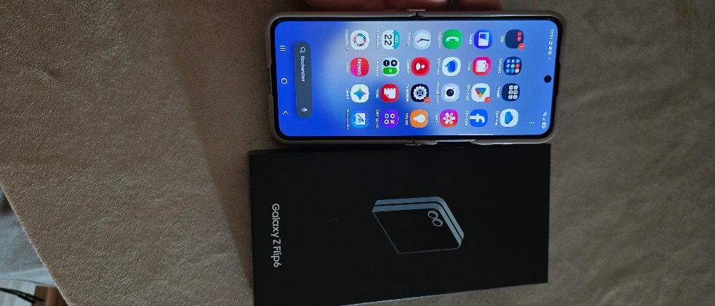 Samsung Galaxy Zflip 6 Blue 256Gb, Ophalen, Blauw, Zo goed als nieuw, Zonder simlock