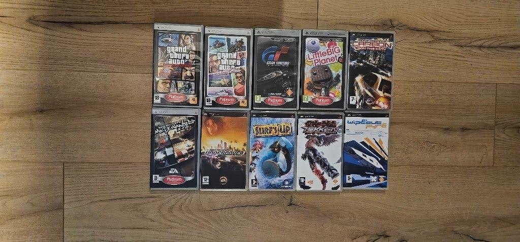 Mooie partij van 10 PSP (Lot) Games — 100% CIB, Consoles de jeu & Jeux vidéo, Consoles de jeu | Sony PSP, Enlèvement ou Envoi