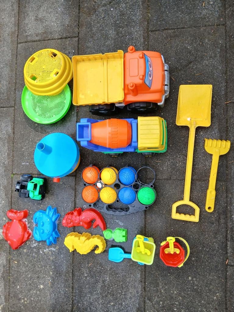 20 delig strandspeelgoed, Ophalen, Gebruikt
