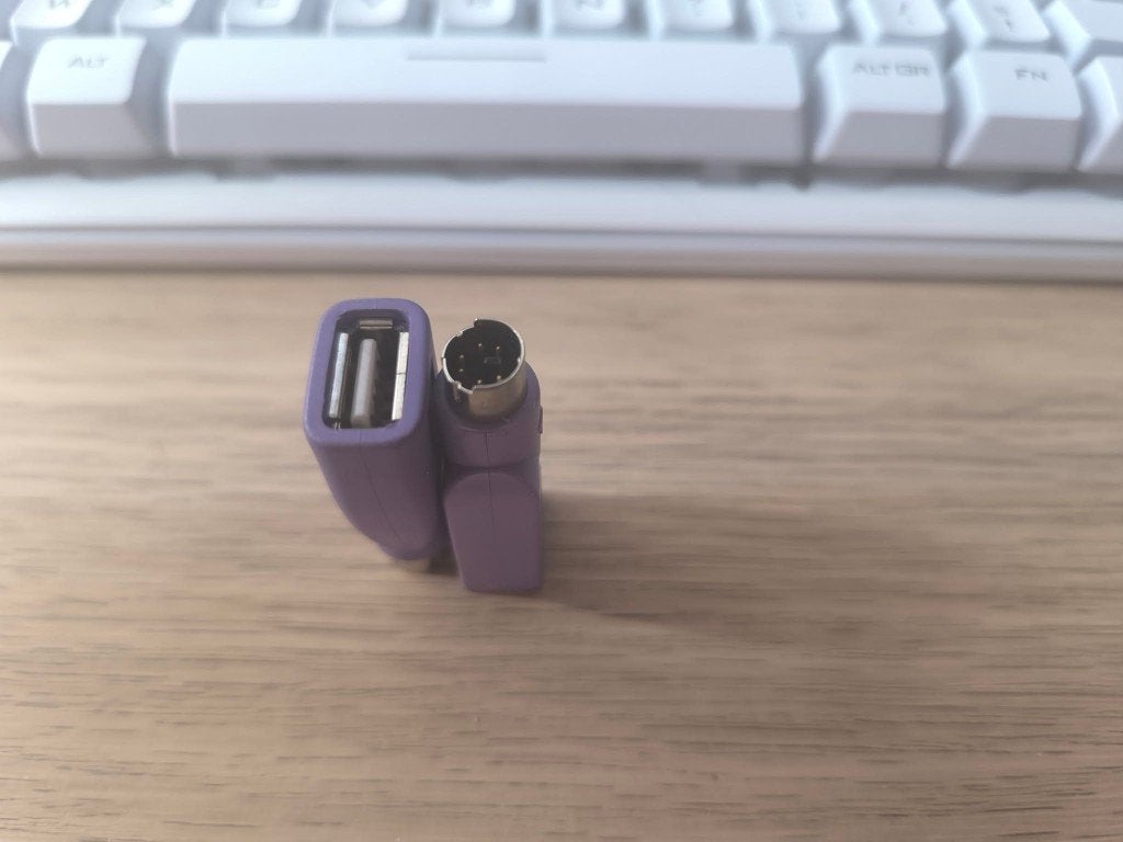 Convertisseur USB Mâle vers PS/2 Femelle ( pour clavier), Informatique & Logiciels, Enlèvement ou Envoi