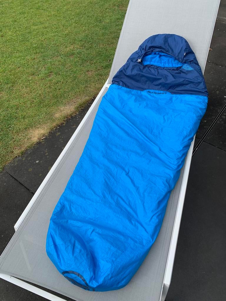 Mammut kinderslaapzak 140cm, Caravans en Kamperen, Slaapzakken, Ophalen, Zo goed als nieuw